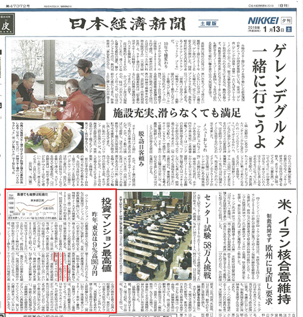 日本経済新聞夕刊