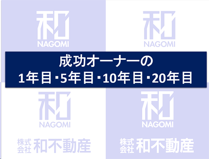 【成功オーナーの1年目・10年目・20年目】